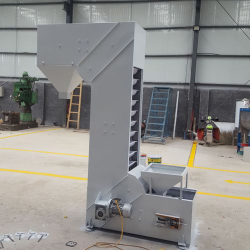 Z型斗提 客户试机现场